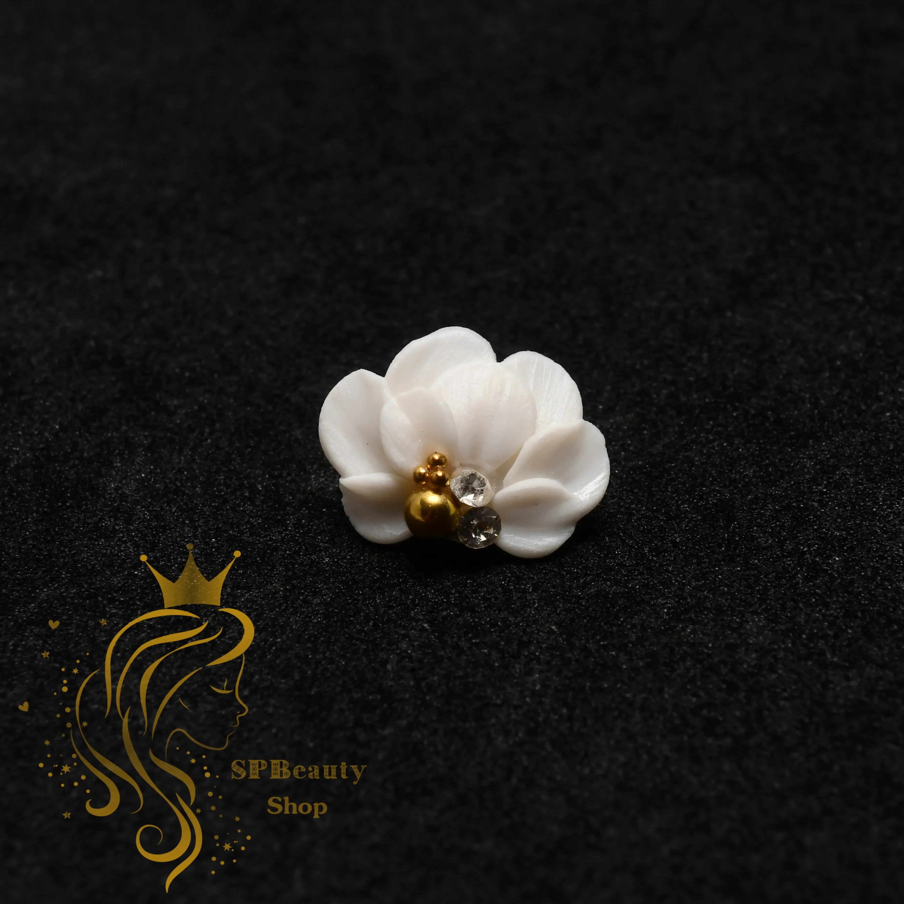 10pcs 8 petals 3D FLOWERS-acrylic flowers-3D nail art - nail charms - nail charms 3D - nail art- 3D acrylic flowers - Nail design