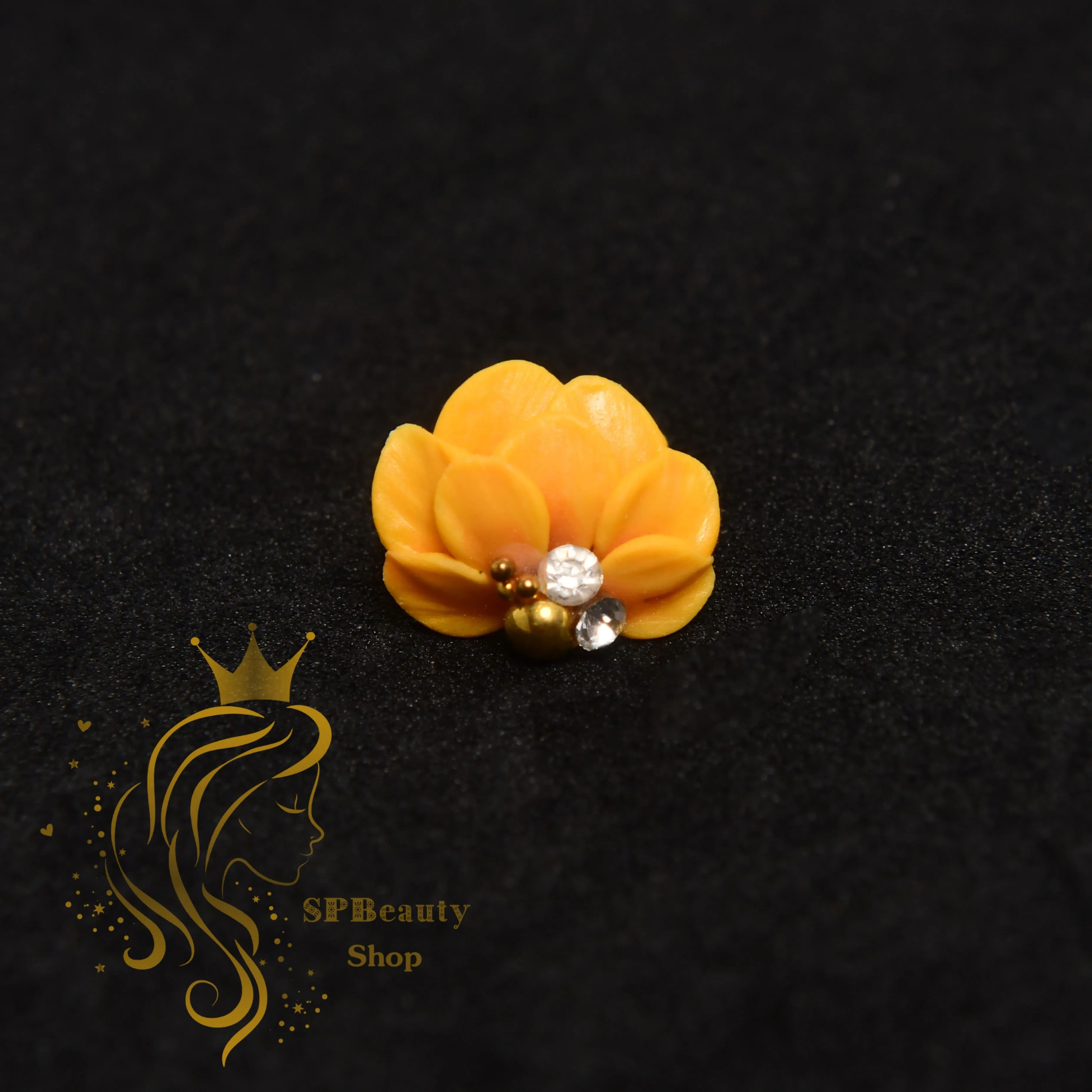 10pcs 8 petals 3D FLOWERS-acrylic flowers-3D nail art - nail charms - nail charms 3D - nail art- 3D acrylic flowers - Nail design