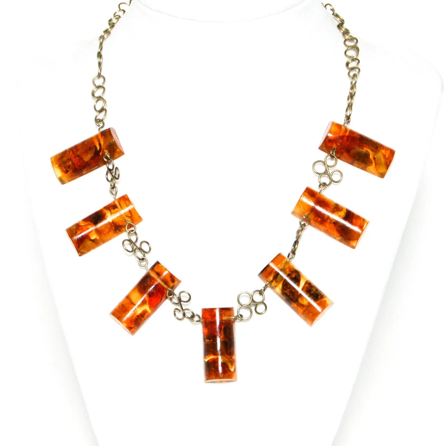 1930's Baltic Amber Beauty Necklace