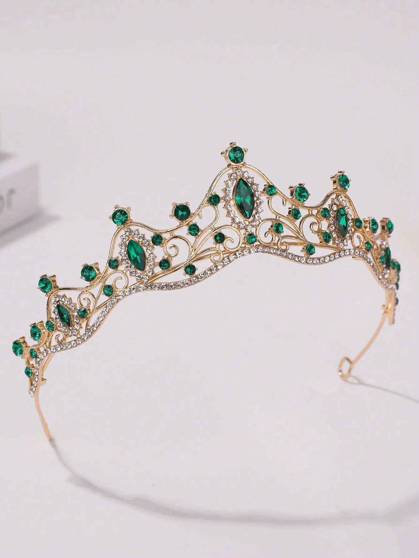 1pc Rhinestone Crown Shaped Headband