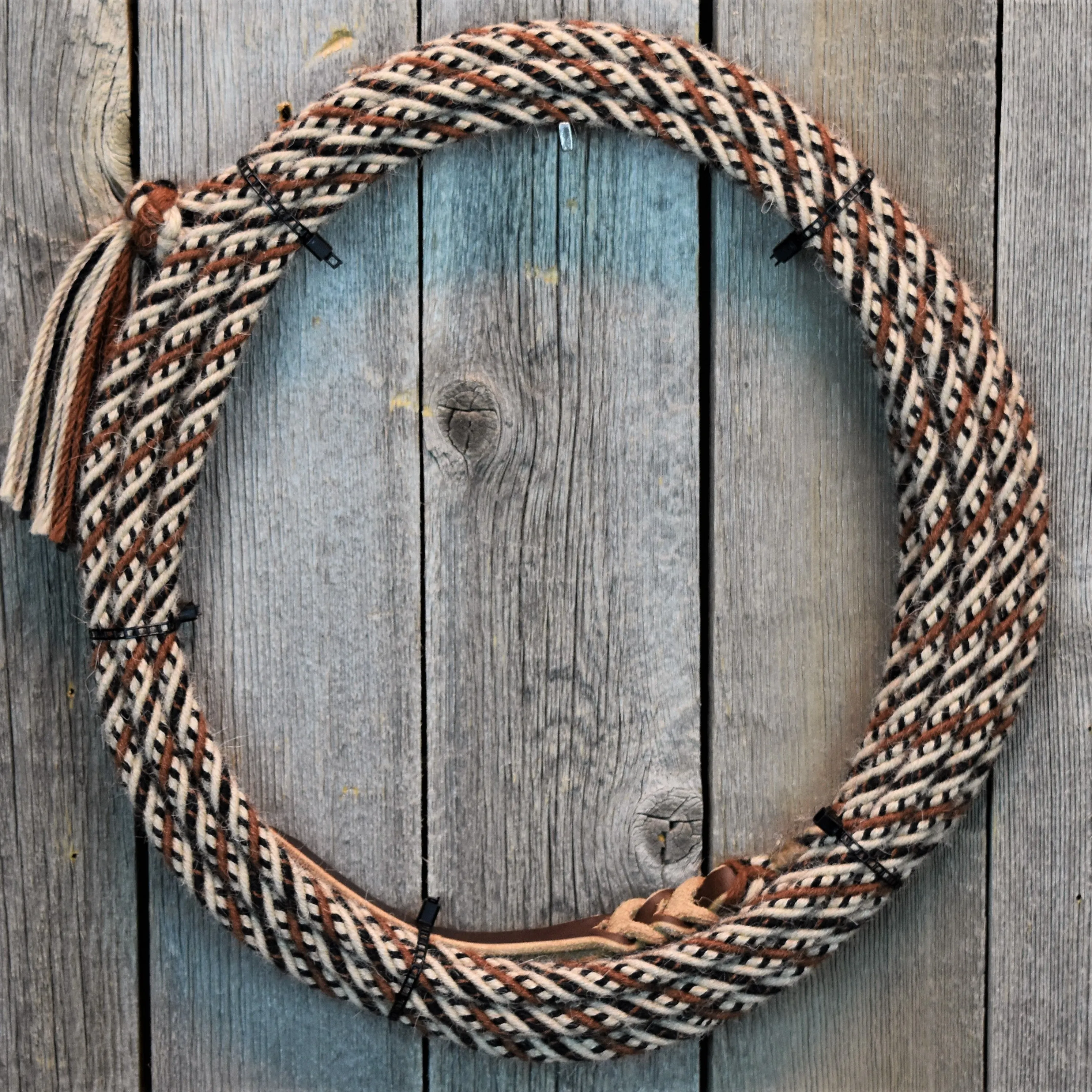 #24ffff 3/8" Mecate*Get Down * Alpaca *  6 Strand