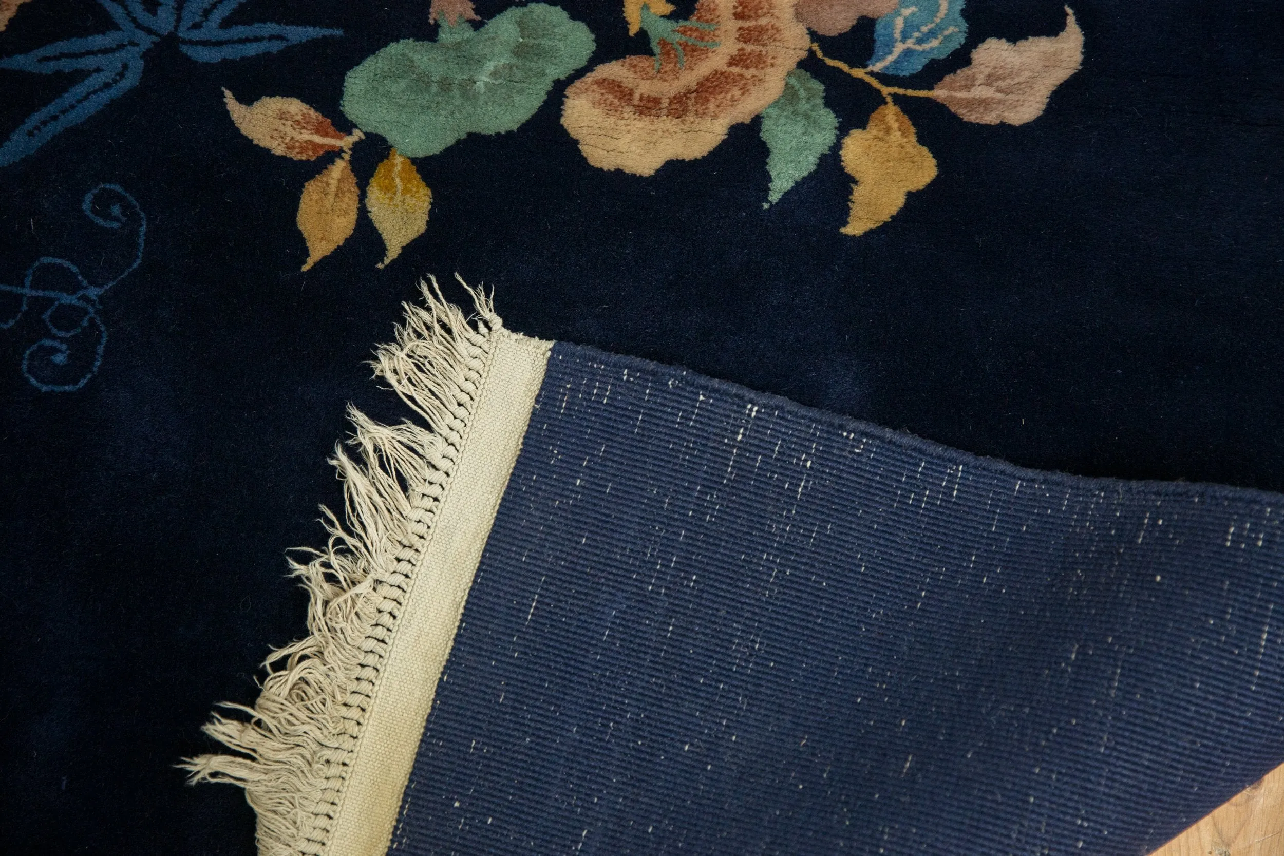 9.5x14 Vintage Nichols Art Deco Carpet