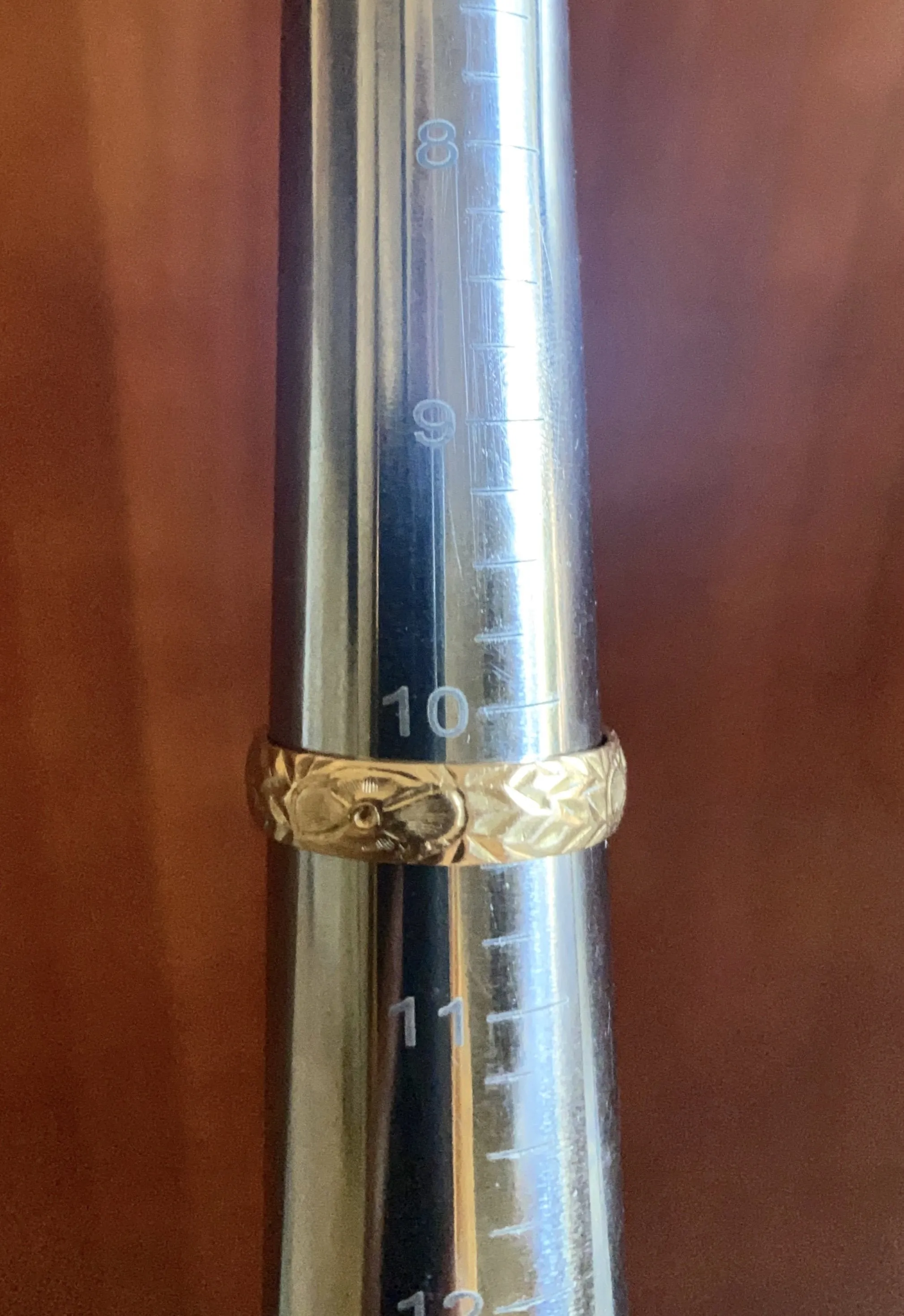 Antique 20k Swedish “Mor” (Mother) Ring - Size 10 1/4