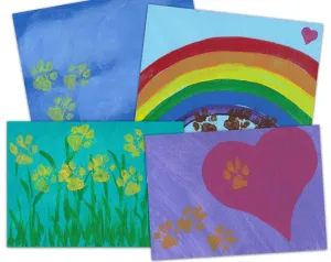 Art by Teddy - Set of 4 Notecards