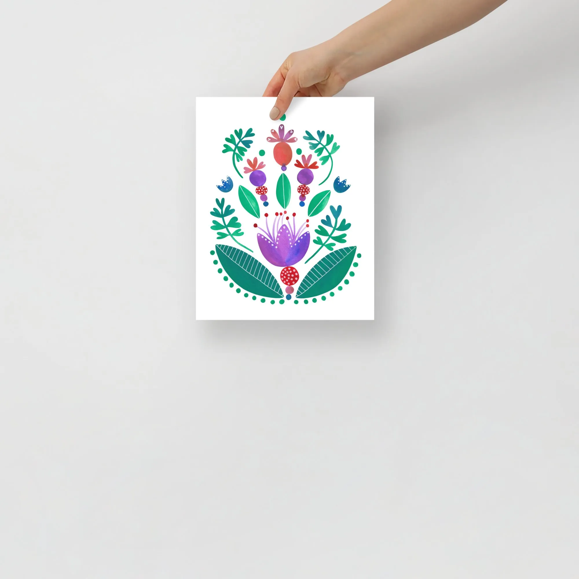 Balancing Flowers - Poster