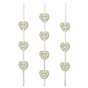 Beistle Heart Ribbon Stringers - Party Supply Decoration for Wedding