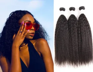 Brazilian Yaki Straight Hair Bundles