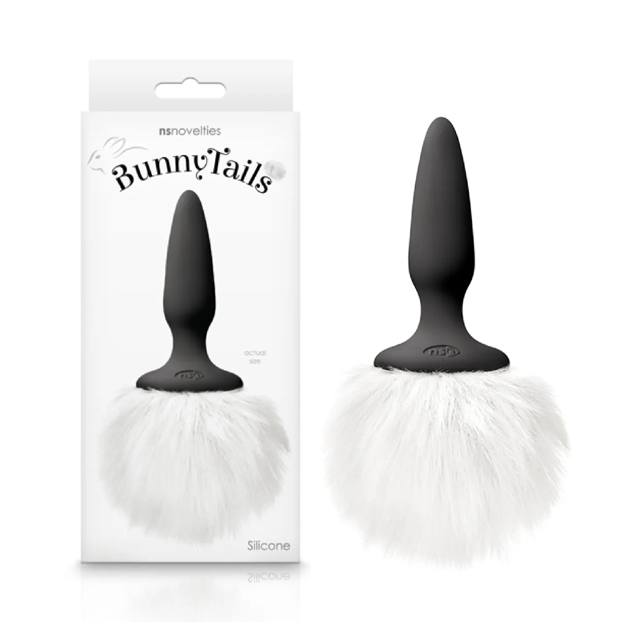 Bunny Tails Mini - White Fur