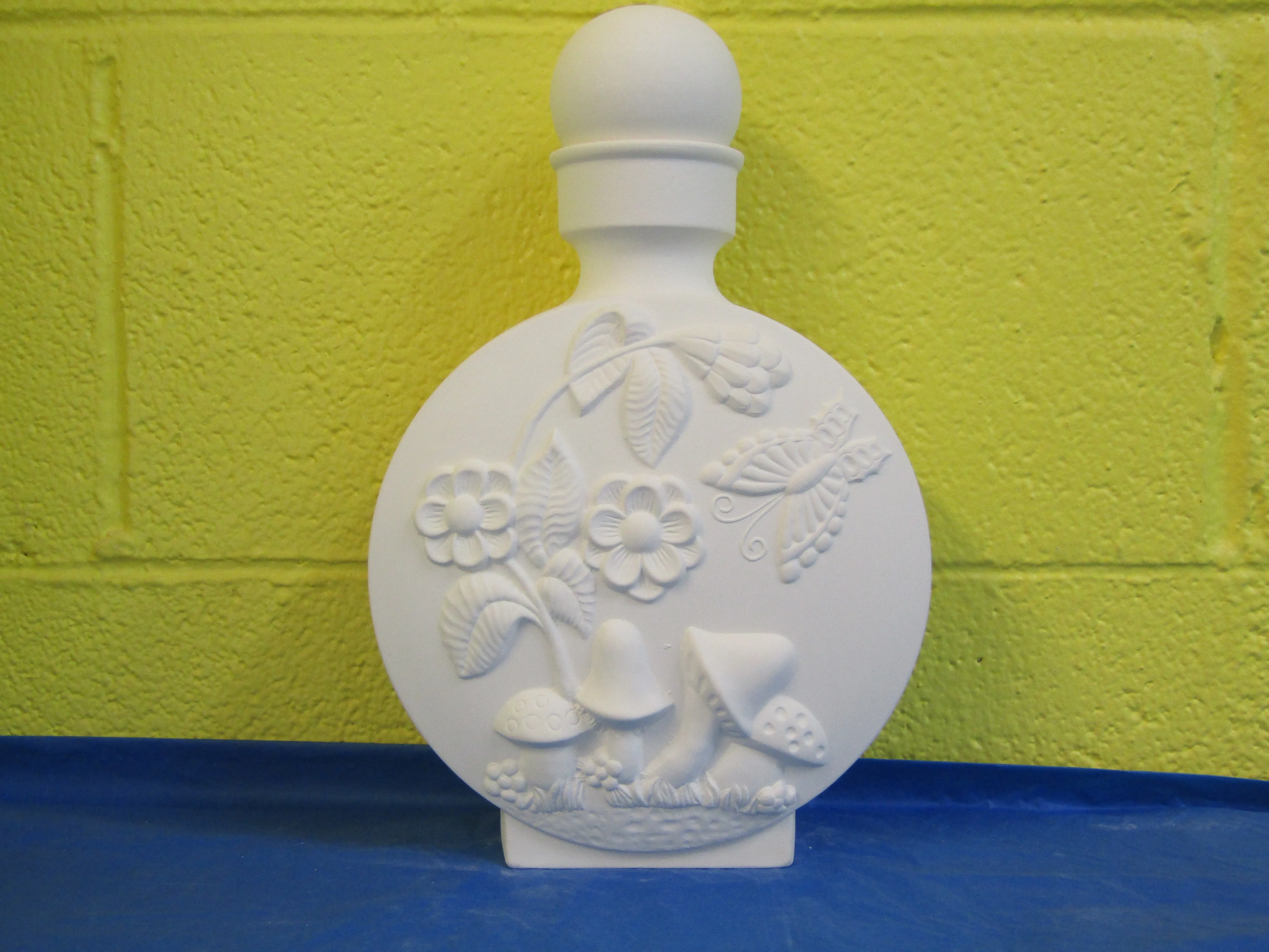 Cannister - Water, Flowers, 2pc
