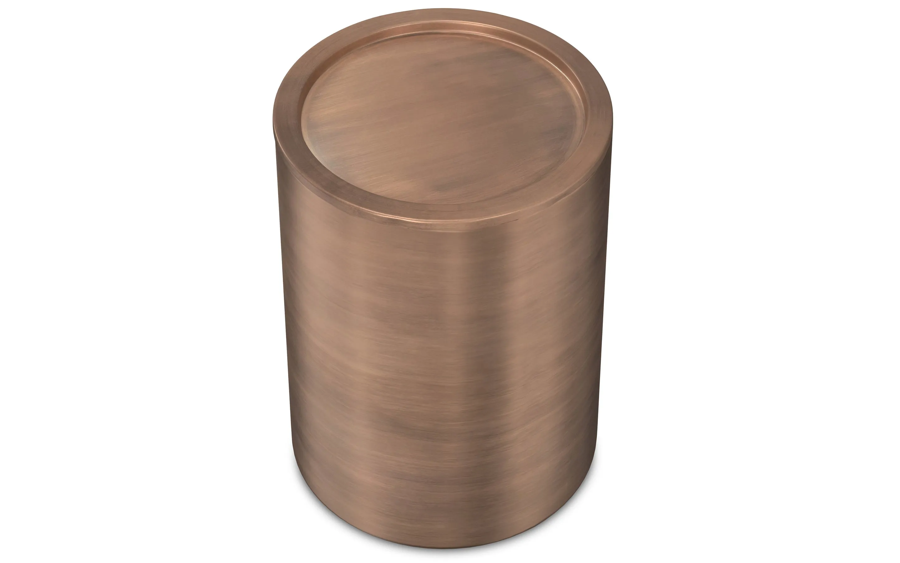 Corbin Metal Side Table in Smooth Finish