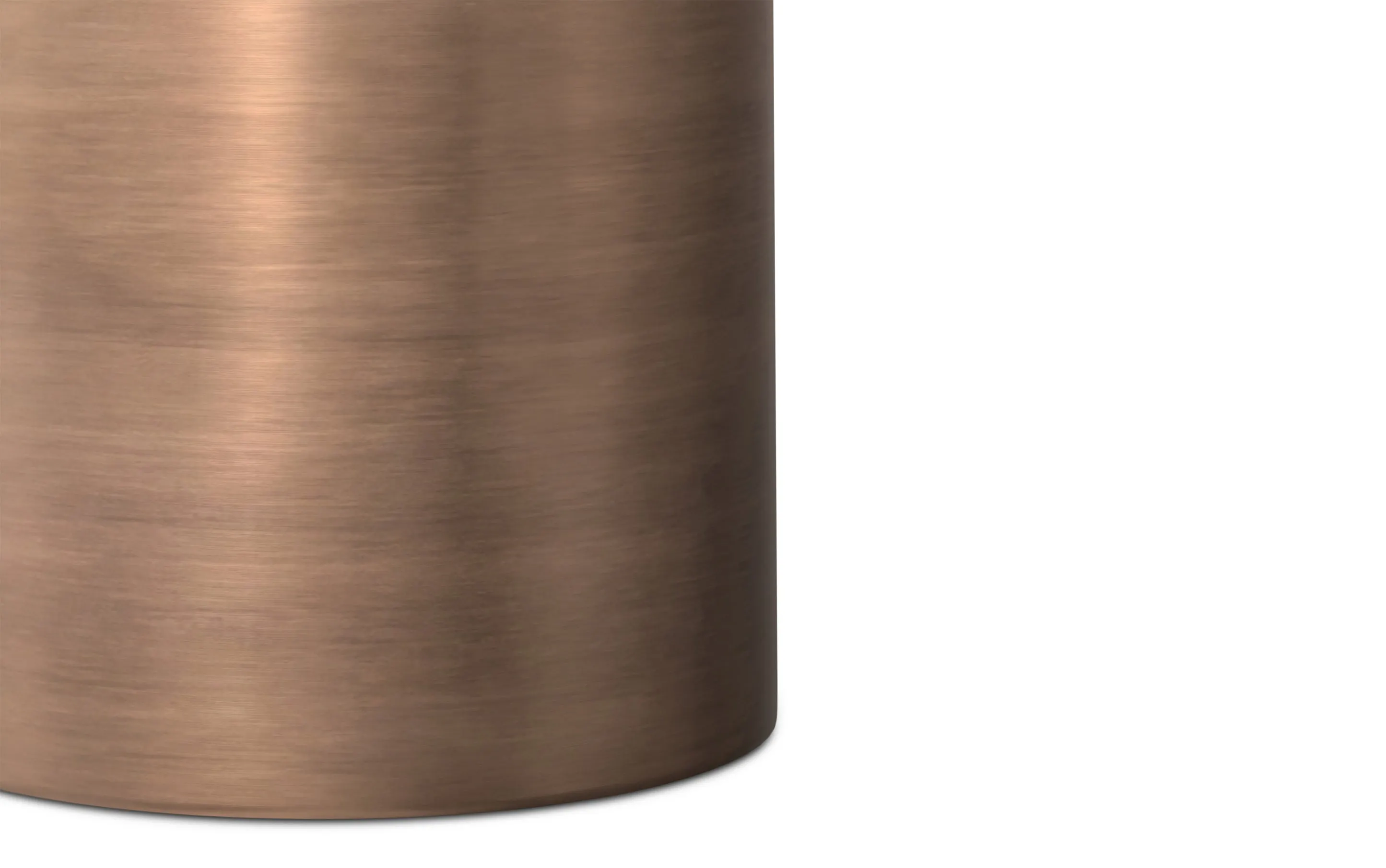 Corbin Metal Side Table in Smooth Finish