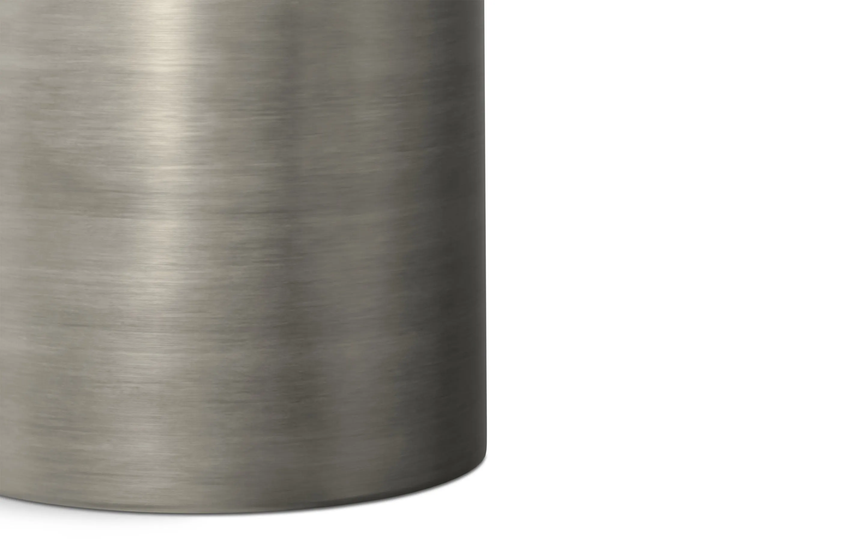 Corbin Metal Side Table in Smooth Finish
