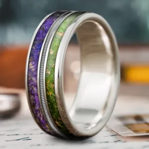 Custom Design - 3-Inlay Metal Center Ring arE43hvhcpm8uu3SuALLKntu
