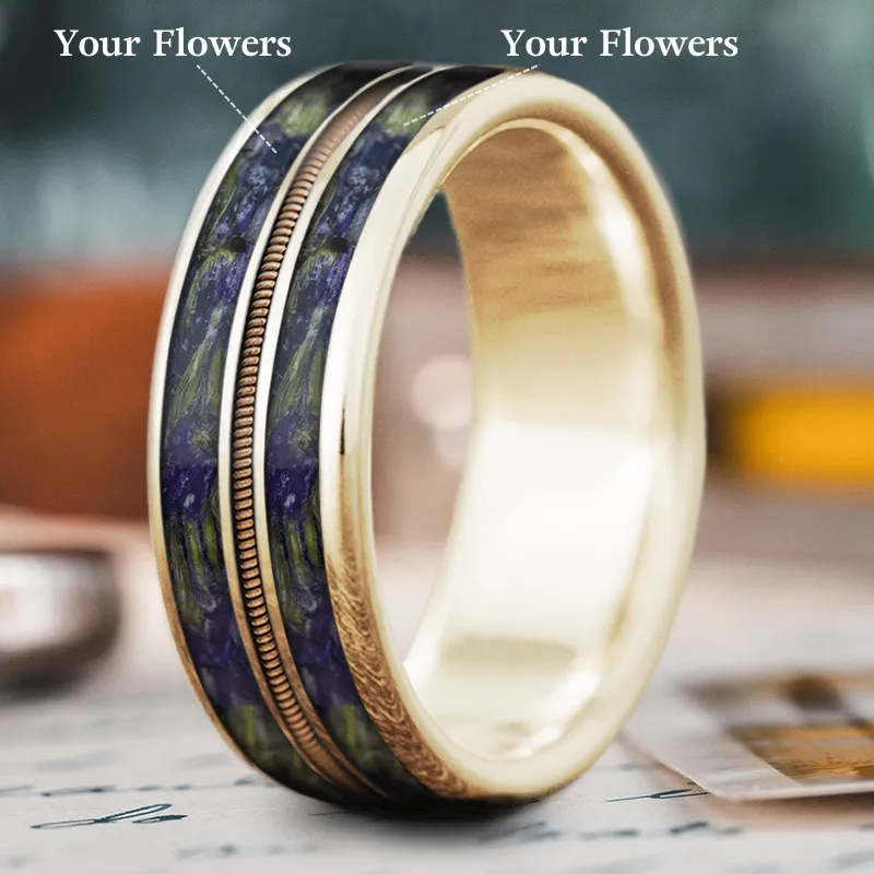 Custom Design - 3-Inlay Metal Center Ring ldCectj-F5zi7wFm6Z-1uH3i