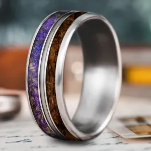 Custom Design - 3-Inlay Metal Center Ring usbBN5A3GW3O6Qa22B29caZj