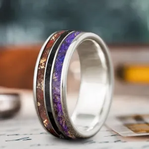 Custom Design - 3-Inlay Narrow Center Ring zT447HA4n2tQf2-zDq13MccR