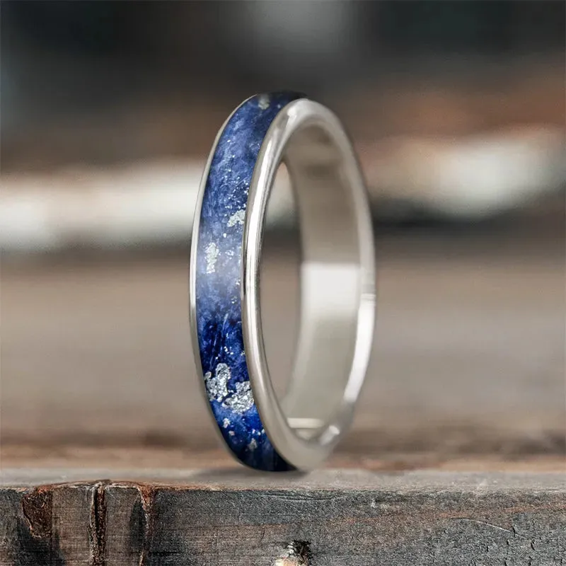 Custom Design - Ladies Single Inlay Ring 4hZ42gcO-l0Brt80pozY-0At