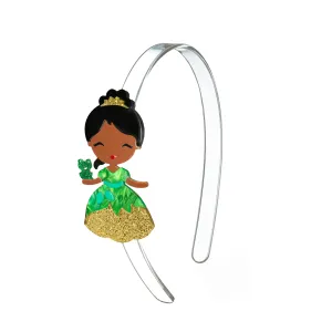 Cute Doll Glitter Green Dress Headband