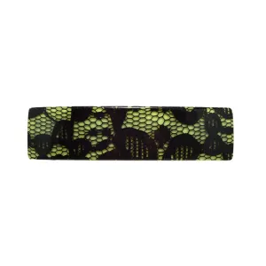Denise Small Dentelle Green Hair Clip