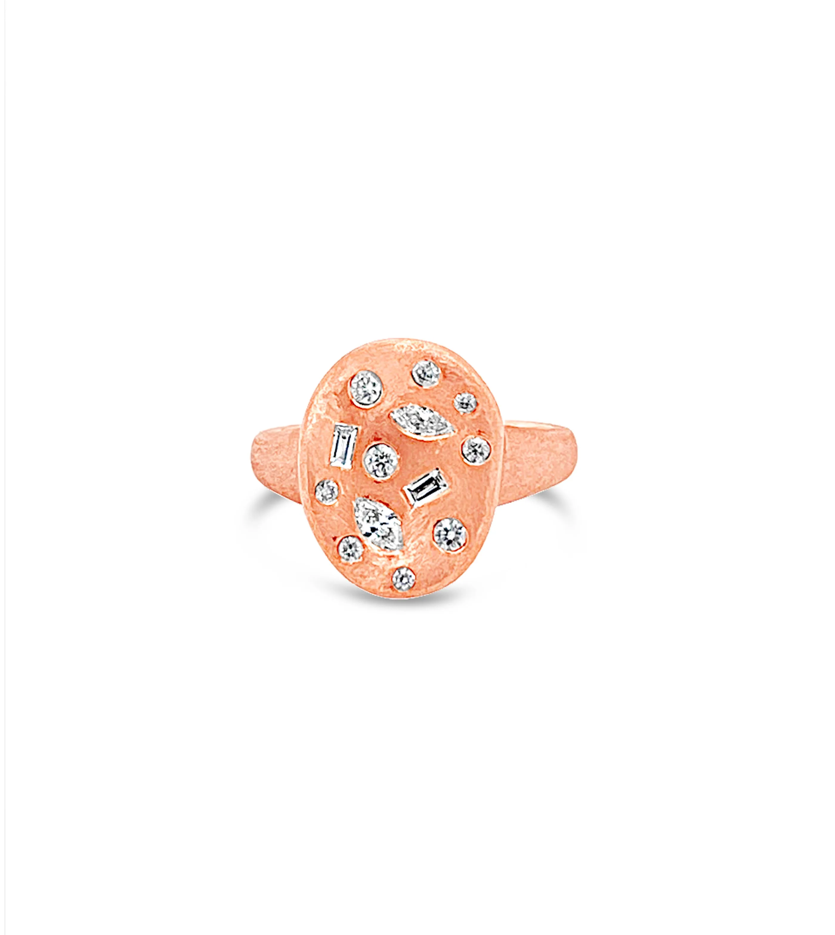 Diamond Fancy Celestial Concave Ring
