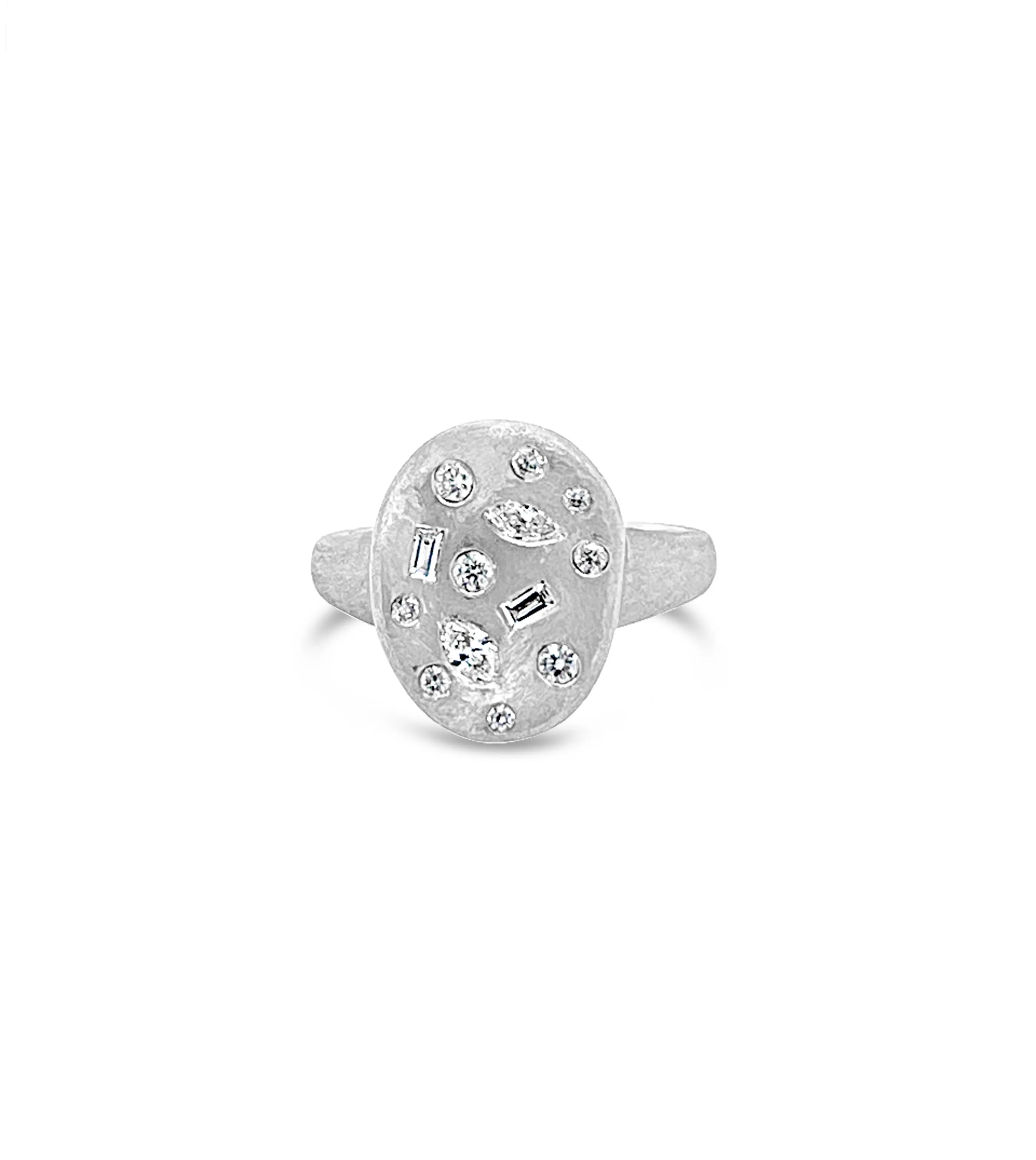Diamond Fancy Celestial Concave Ring