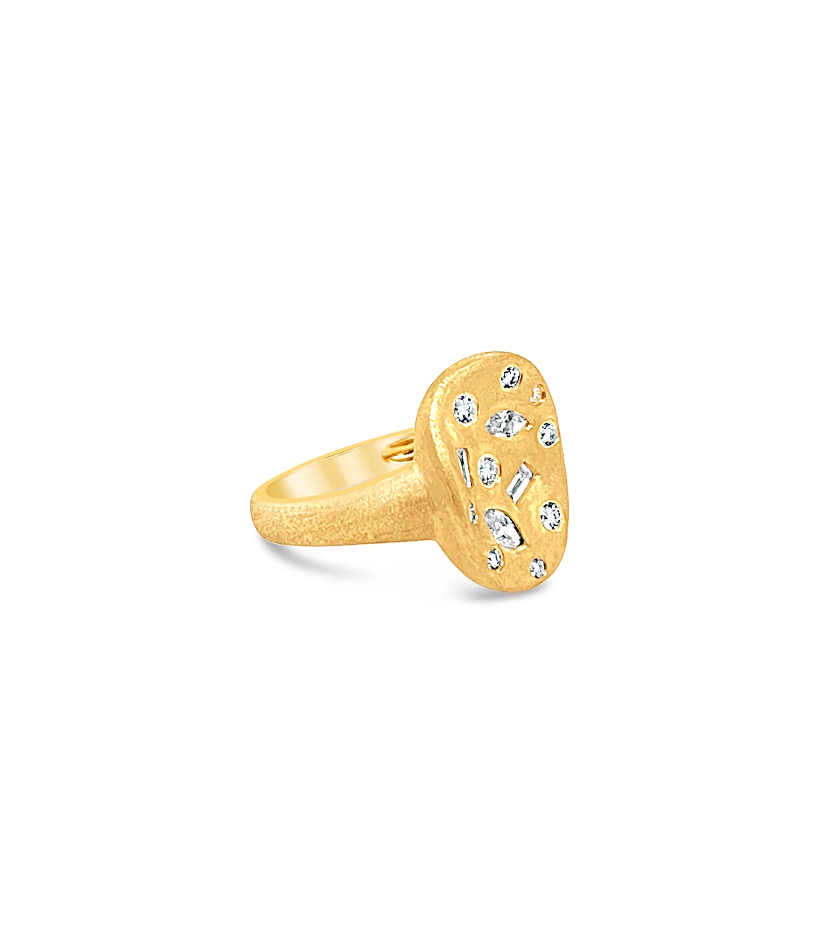Diamond Fancy Celestial Concave Ring