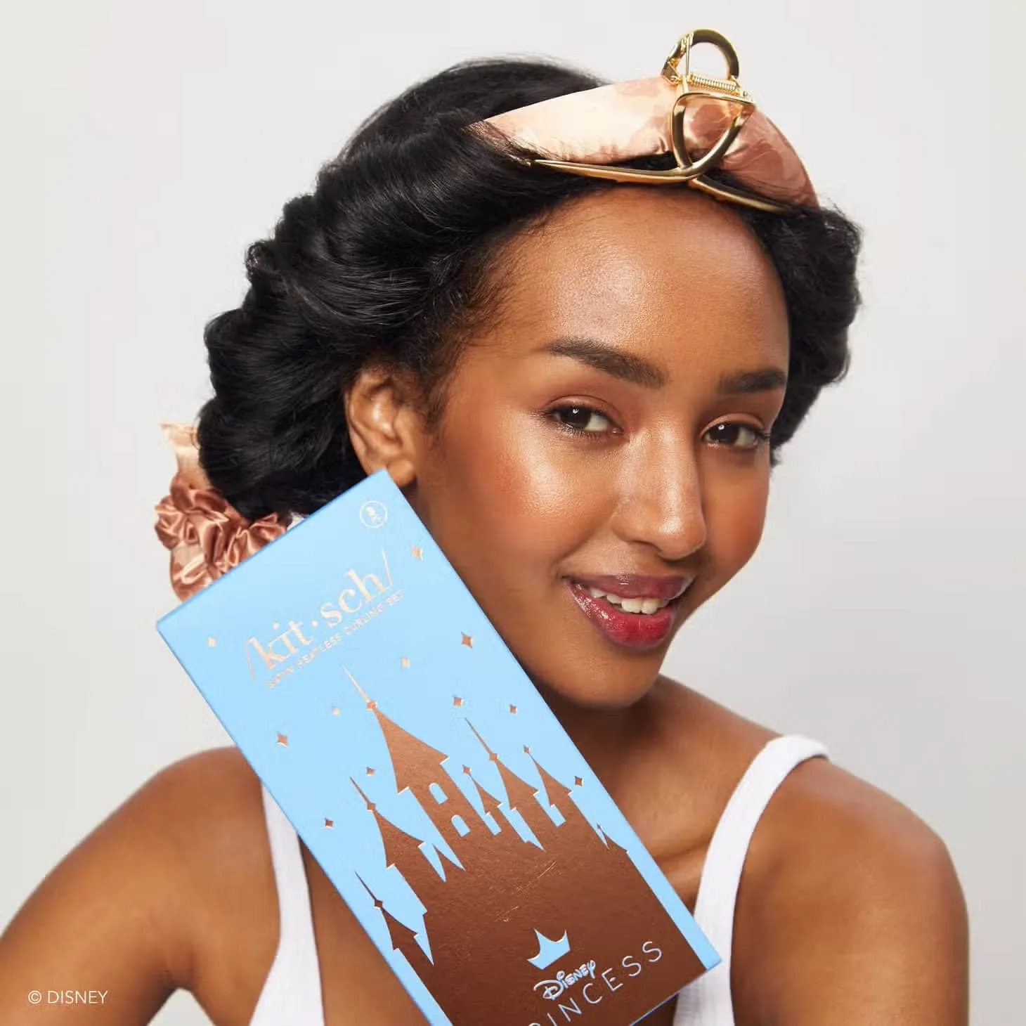 Disney X Kitsch Satin Heatless Hair Curling Set
