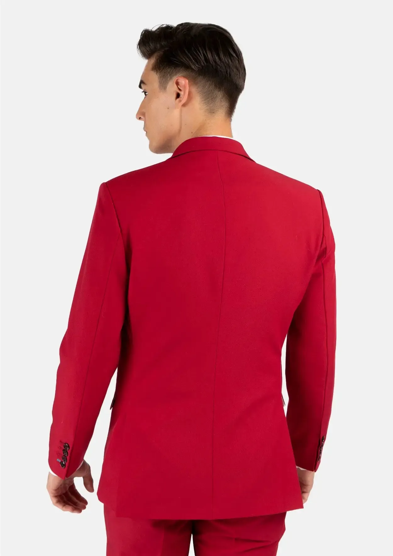 Ellis Spanish Red Stretch Suit