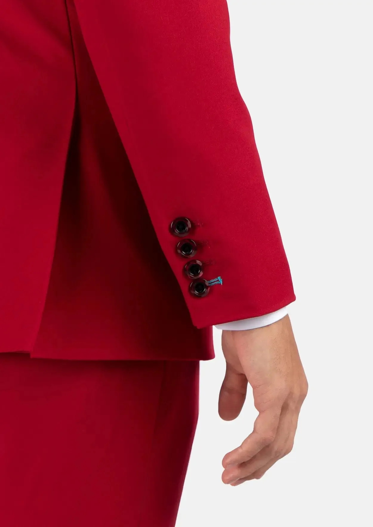Ellis Spanish Red Stretch Suit