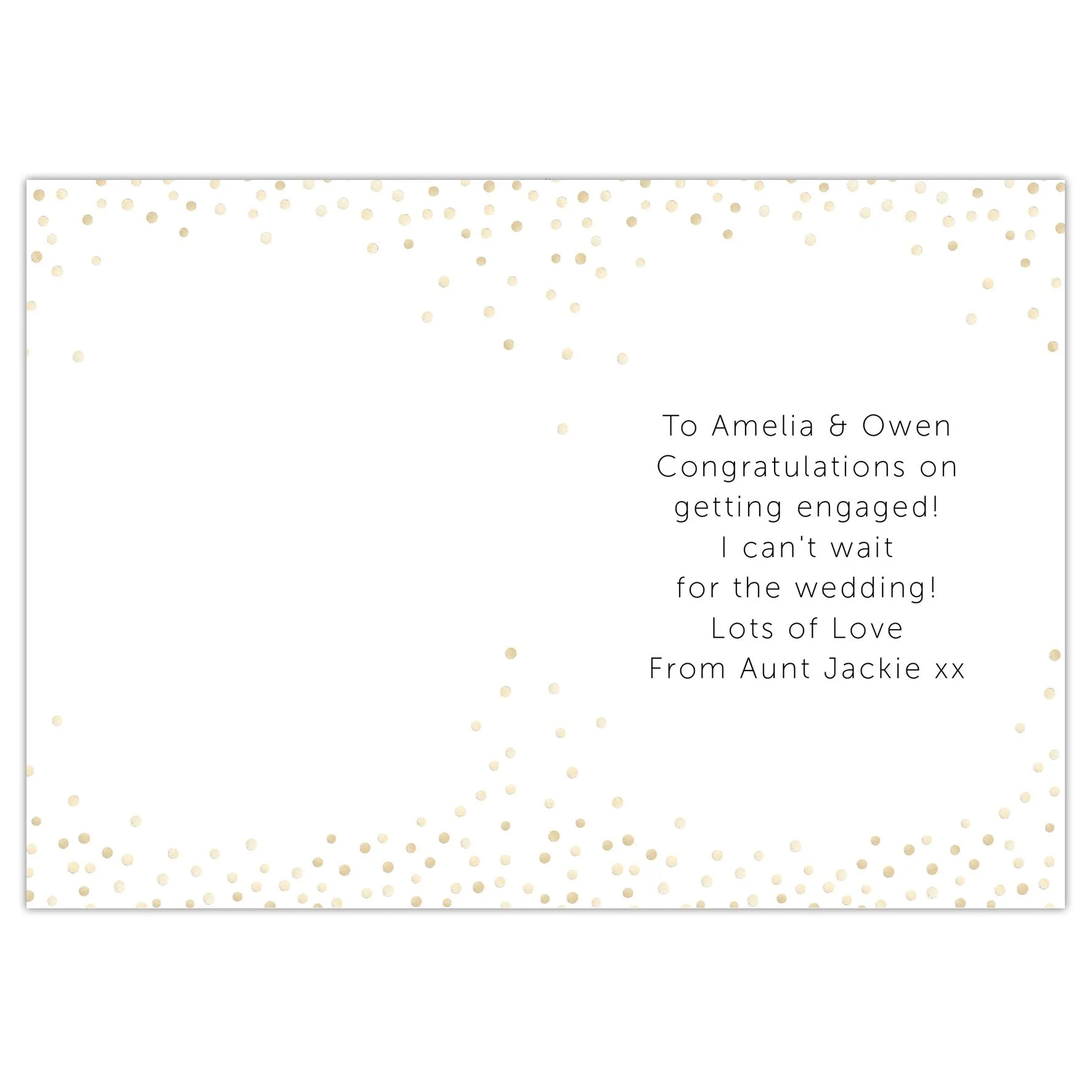 Engagement Card