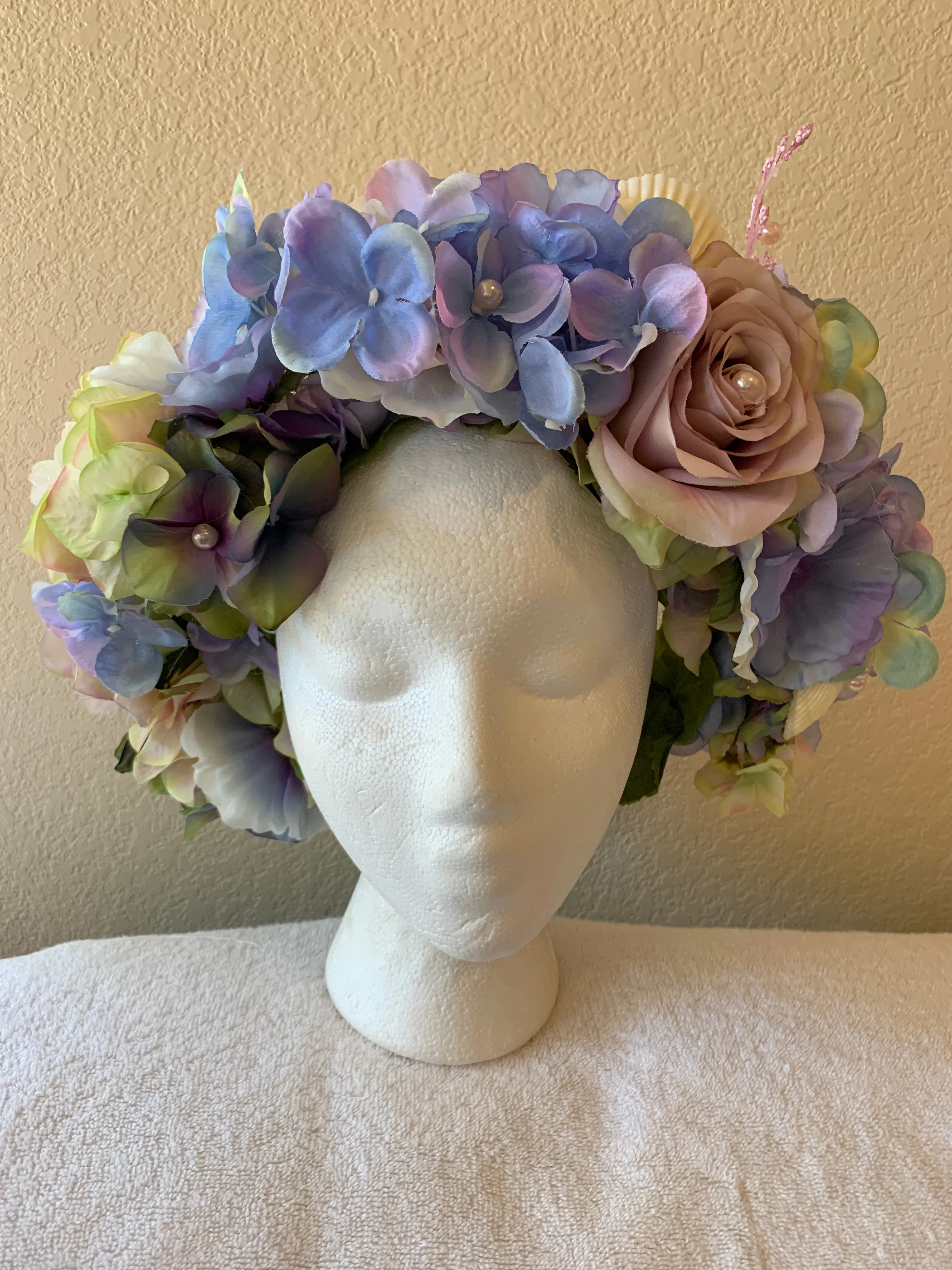 Extra Large Fantasy Wreath - Pale Purple Mermaid