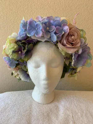 Extra Large Fantasy Wreath - Pale Purple Mermaid