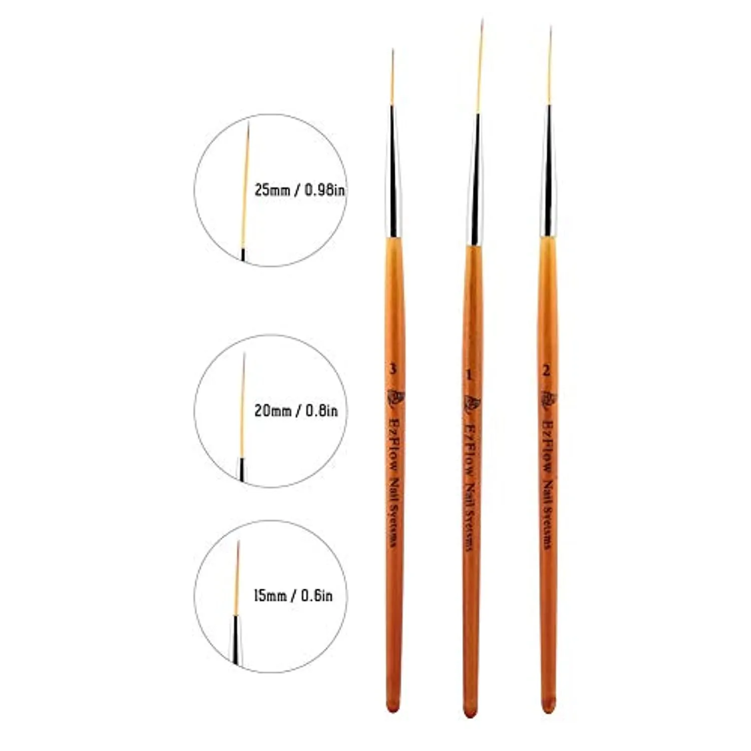 Fine Details Nail Art Liner Brush, Practical Portable Drawing Flowers Nail Art Liner, for Professional Personal