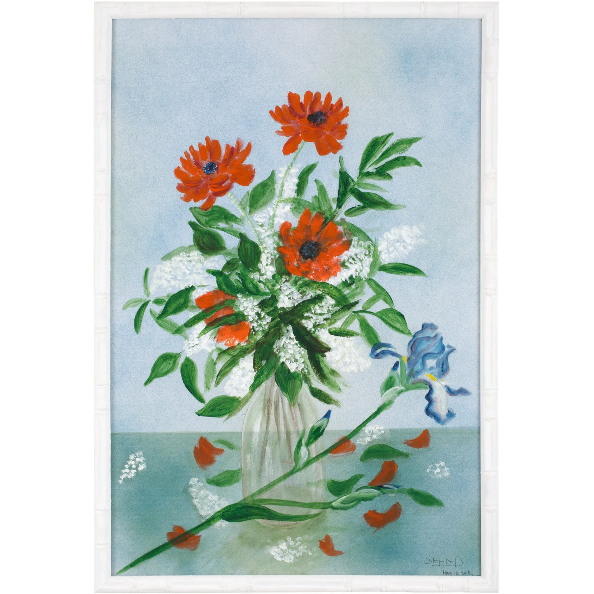 Flowers 107 - Framed