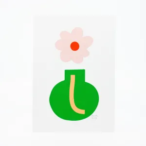 FLOWERS IN VESSEL PRINT #1