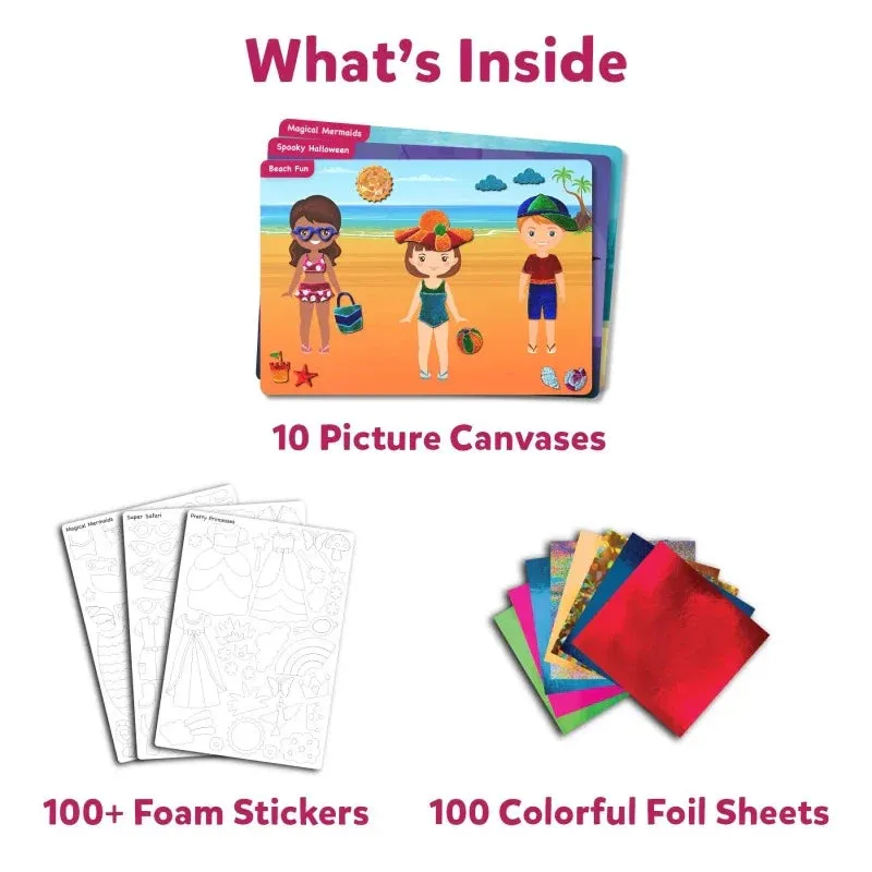 Foil Fun: Dress up! | No Mess Art Kit (ages 4-9)