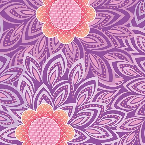 Free-Motion Fantasy 2 Multi 13529-62 Violet