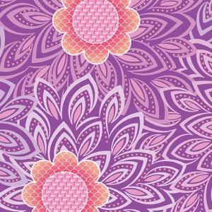 Free-Motion Fantasy 2 Multi 13529-62 Violet