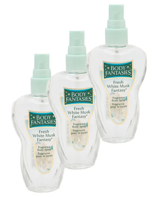 Fresh White Musk Fantasy Fragrance Body Spray for Women
