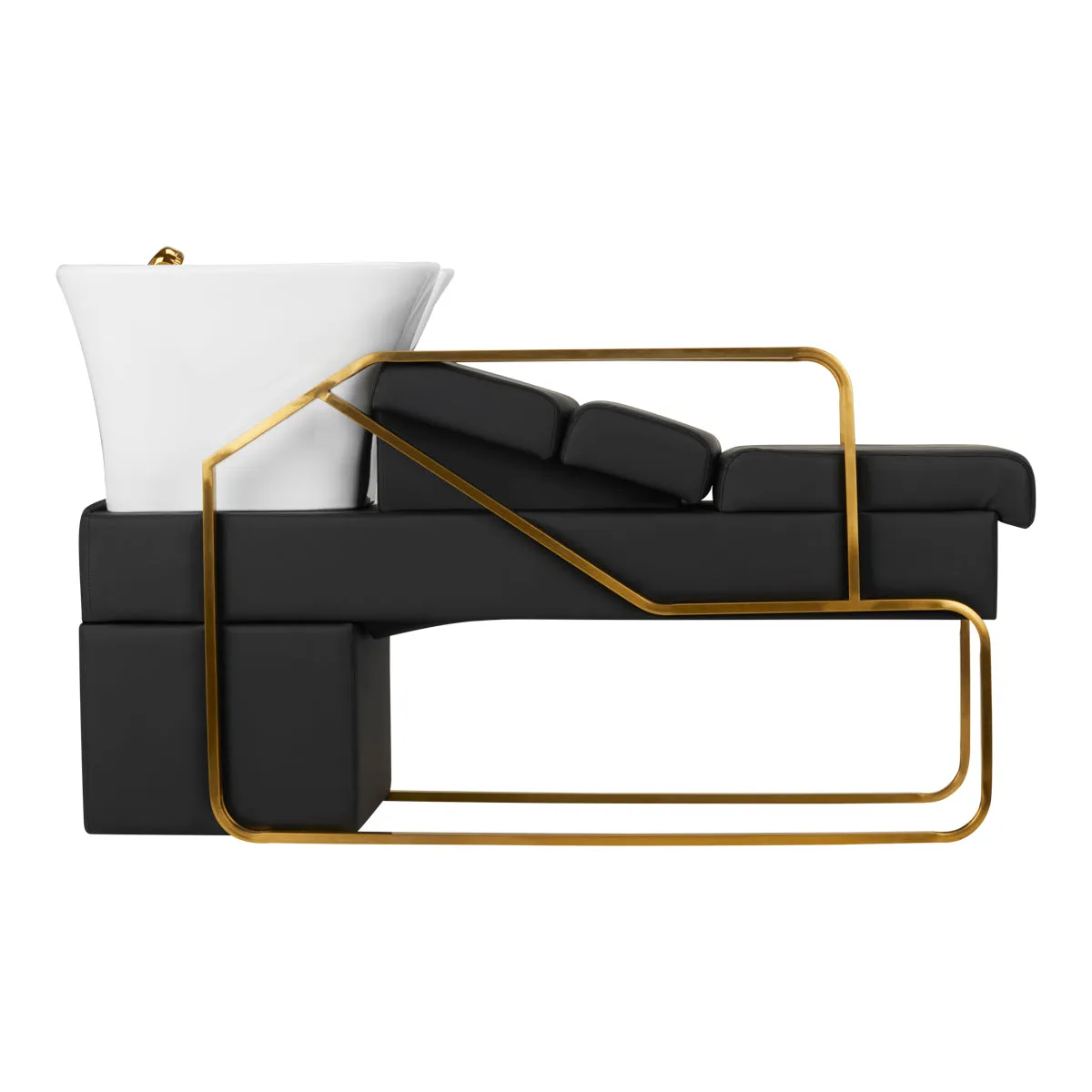 Gabbiano Hair Wash Unit Emma Black Gold