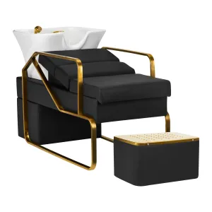 Gabbiano Hair Wash Unit Emma Black Gold