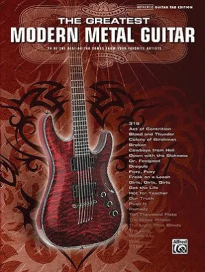 GREATEST MODERN METAL GUITAR GTR TAB