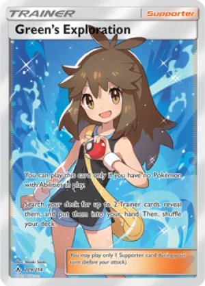 Green's Exploration 209/214 FULL ART FOIL