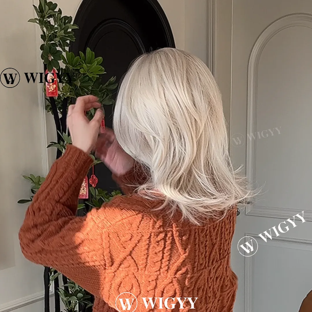 Helen - Wigyy Blonde Side Parting Daily Use Elegant Wig
