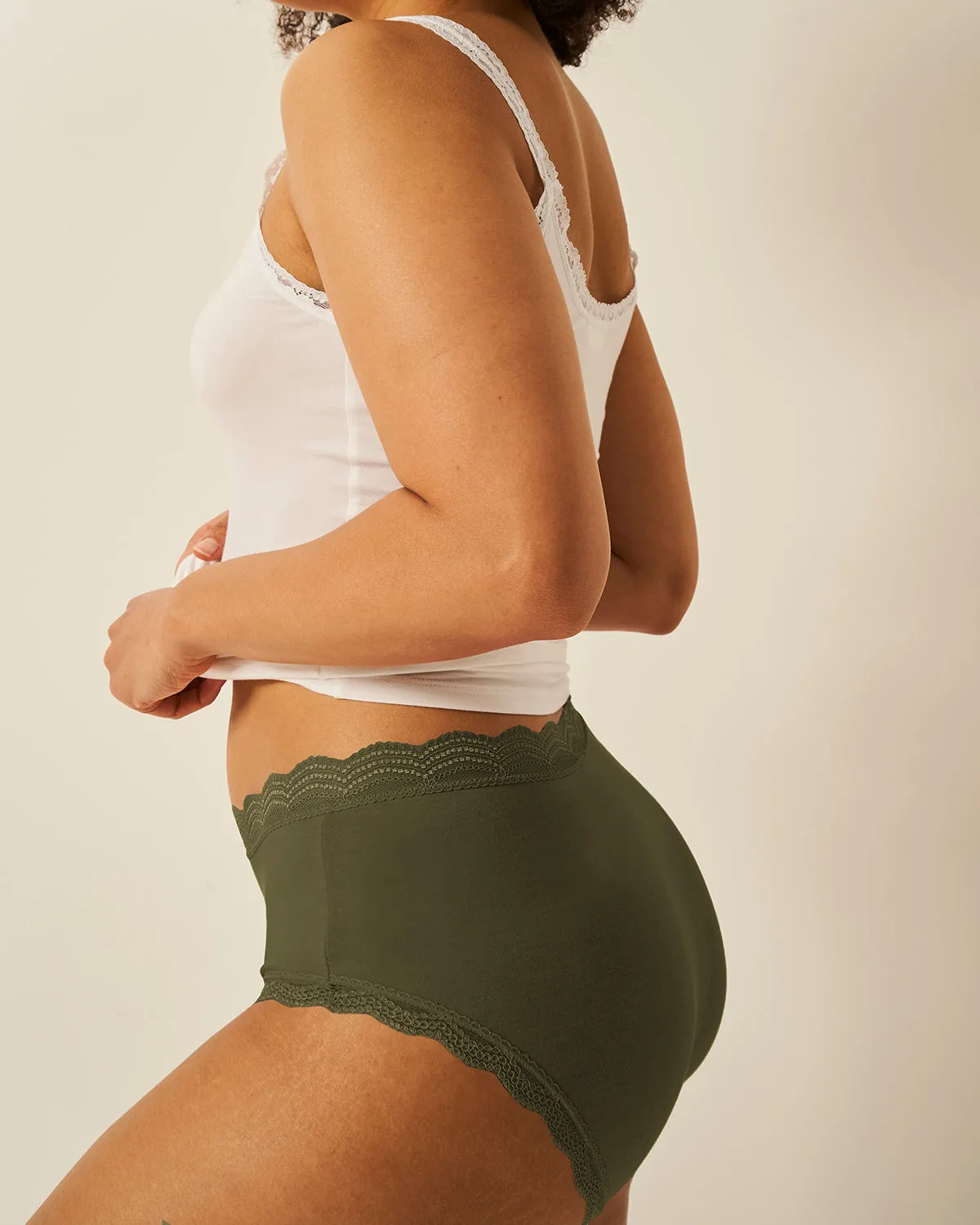 High Rise Knicker - Modern Khaki