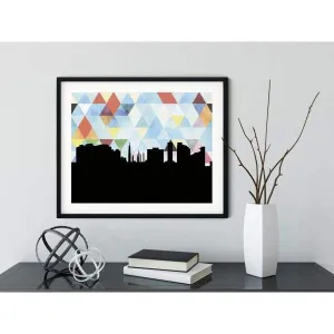 Huntsville, Alabama geometric skyline