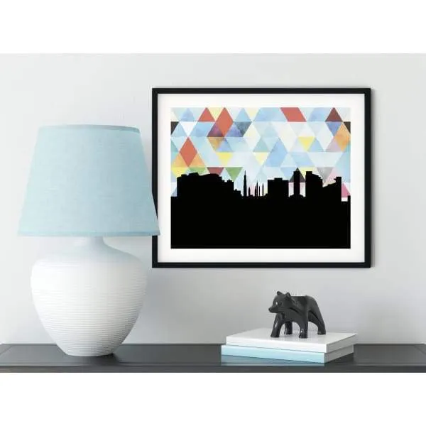 Huntsville, Alabama geometric skyline