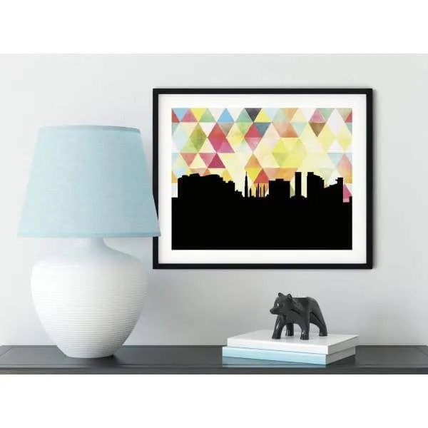 Huntsville, Alabama geometric skyline