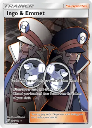 Ingo & Emmet 176/181 FULL ART FOIL