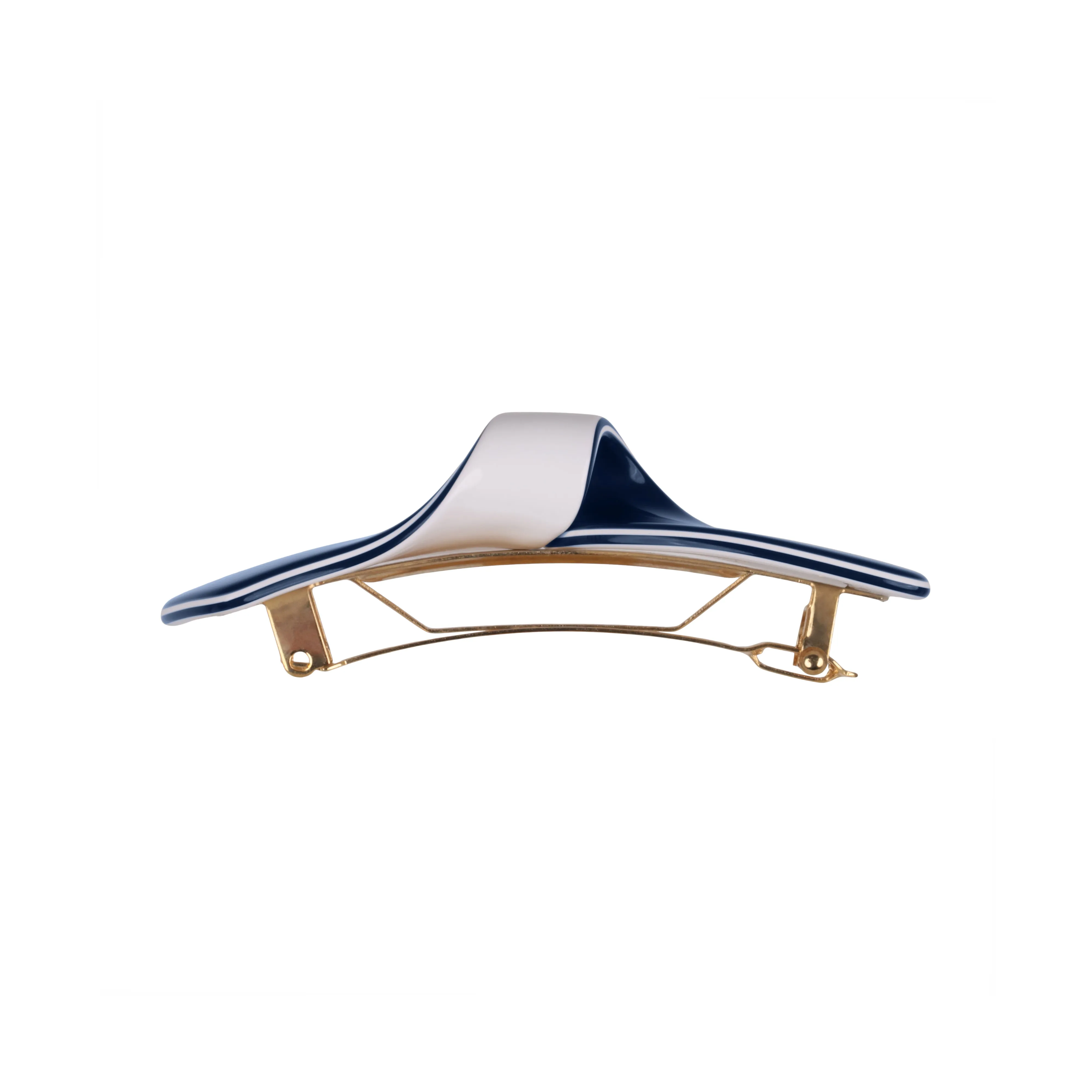 Julia Small Navy Bow Hair Clip